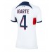 Paris Saint-Germain Manuel Ugarte #4 Voetbalkleding Uitshirt Dames 2023-24 Korte Mouwen